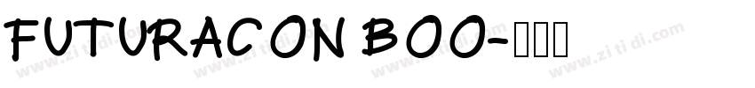 FUTURACON BOO字体转换